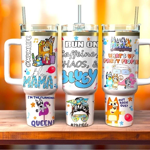 Dining | 4oz Bluey Tumbler Coffee Cup Mugs | Poshmark